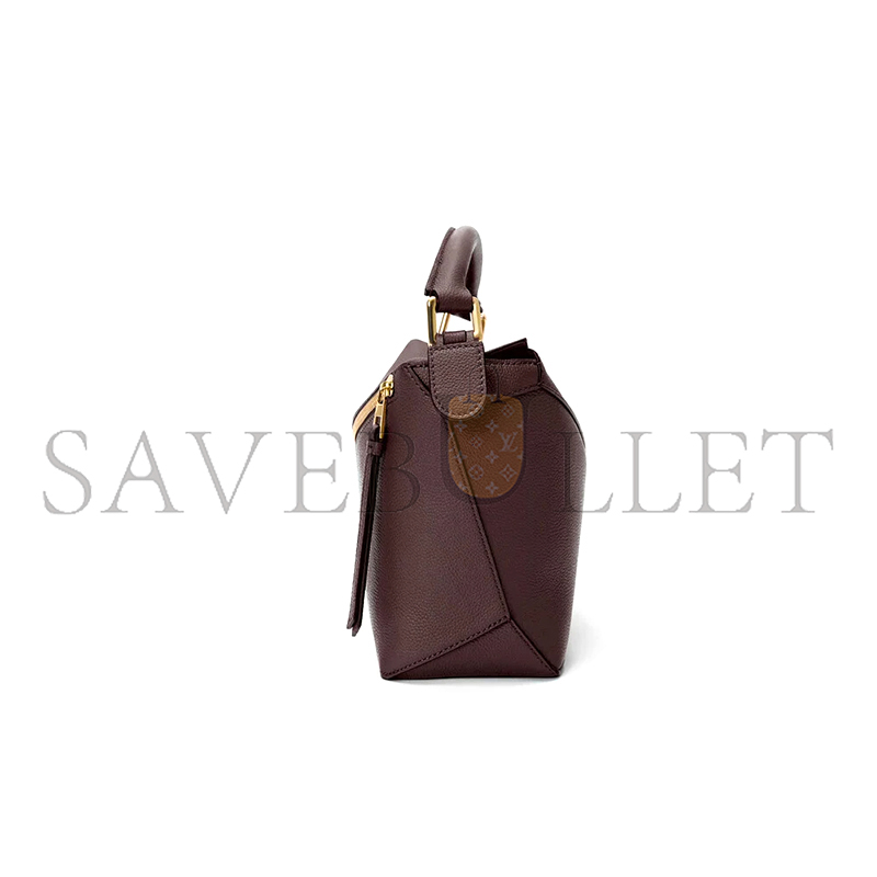LOEWE SMALL PUZZLE EDGE BAG IN SOFT GRAINED CALFSKIN A510P60XAW (24*16.5*10.5cm)